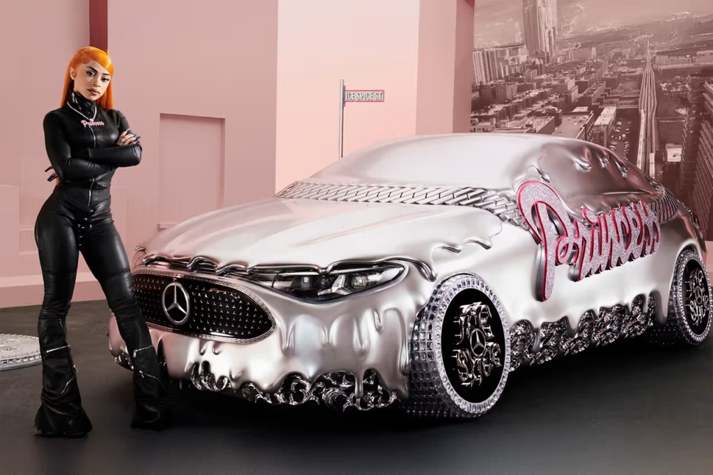 ice spice mercedes benz